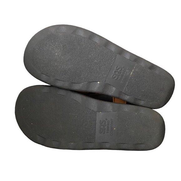 SAS Tripad Comfort Brown Leather Slingback Buckle Sandals Women’s Size US 8 M - Picture 6 of 9